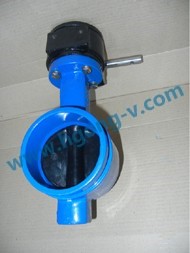 DIN/API Cast iron rubber seat butterfly valve
